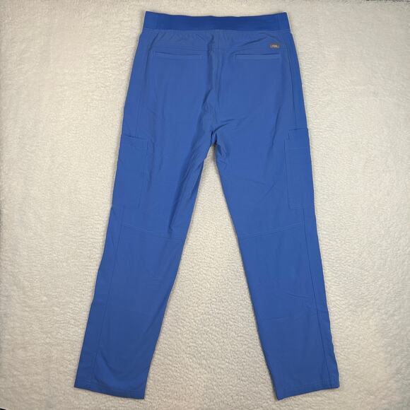 Figs Mens Size M Axim Cargo Scrub Pants Drawstring Medical Career Ceil Blue - Picture 4 of 10